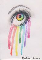Rainbow Teardrops